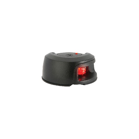 Attwood Attwood LightArmor LED Deck Mount Side Light; Black; Port Side NV2012PBR-7